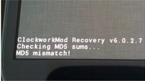 Error en Md5